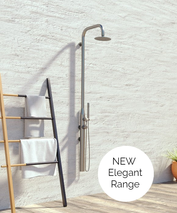 Rainware Outdoor Shower - Collaroy 9009 - Hot & Cold Shower & Handheld Rainware Outdoor Shower - Collaroy 9009 - Hot & Cold Shower & Handheld